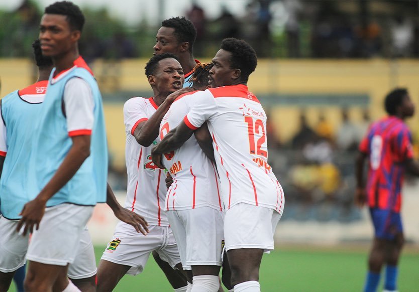 Ghana PL 2023/24: Kotoko come from behind to beat Legon Cities; Hearts draw against Chelsea