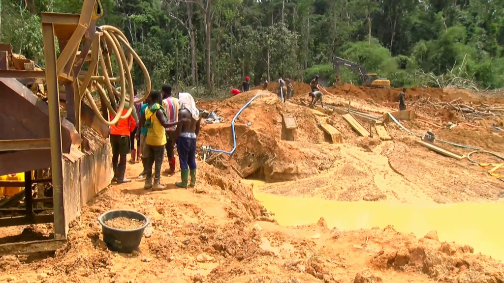10 illegal miners arrested in Oda River Forest Reserve
