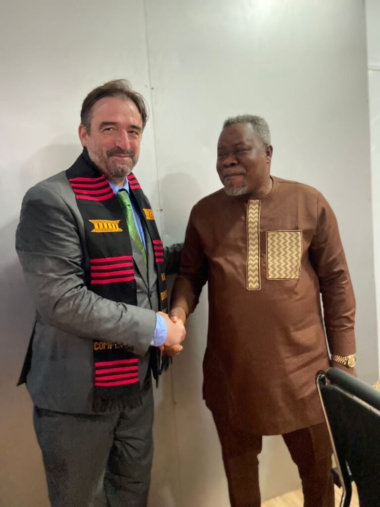 German Amassador tours Angel Cola factory; heaps praises on Dr. Kwaku Oteng
