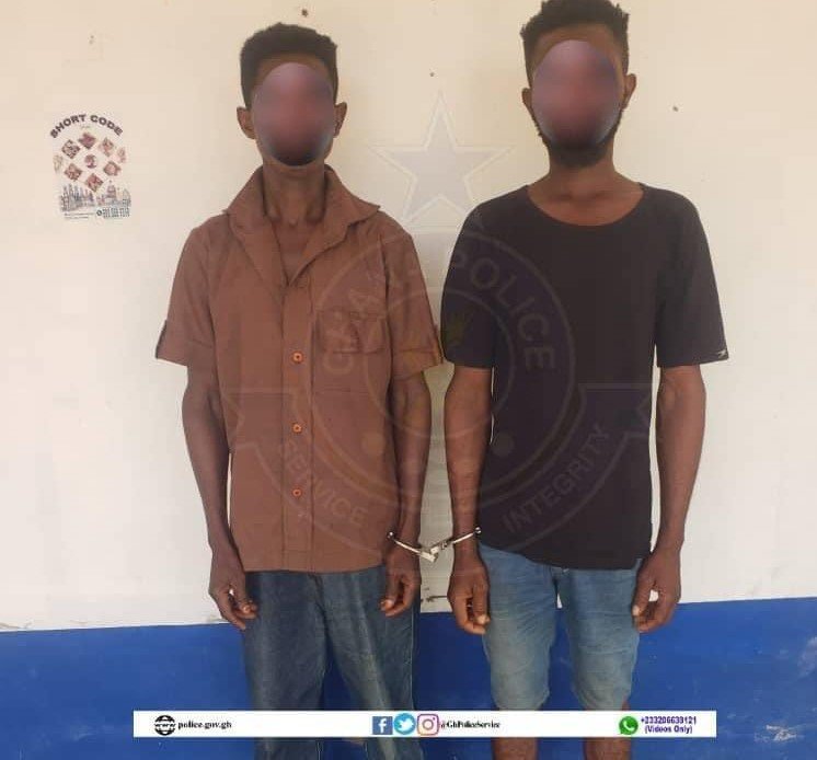 2 arrested for erecting speed ramp on Ho-Sogakope Highway