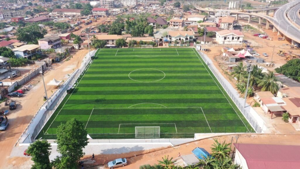 Nhyiaeso constituency gets first modern astroturf to boost sporting activities