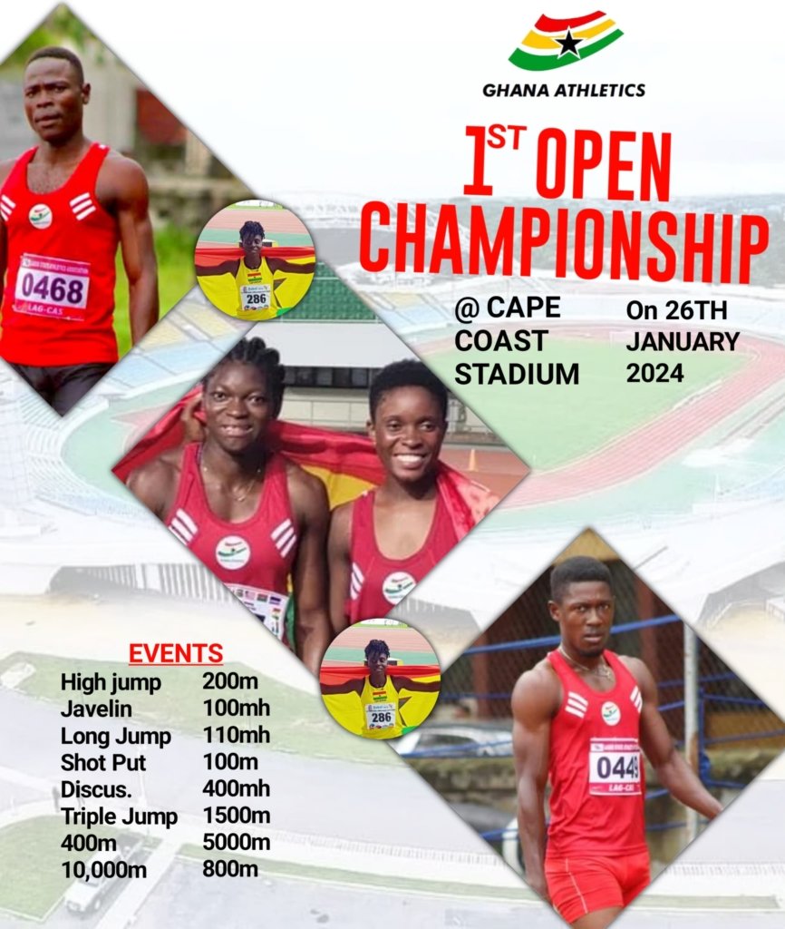 Athletics Open set for Cape Coast on Friday