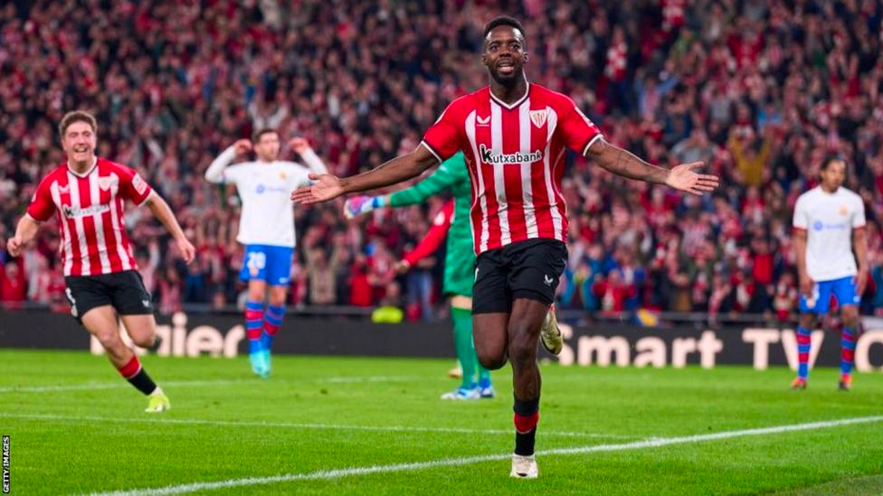 Inaki Williams scores on return from Africa Cup to help Athletic beat Barca in Copa