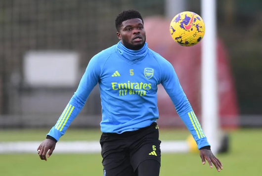 Thomas Partey returns to full team training after long injury layoff