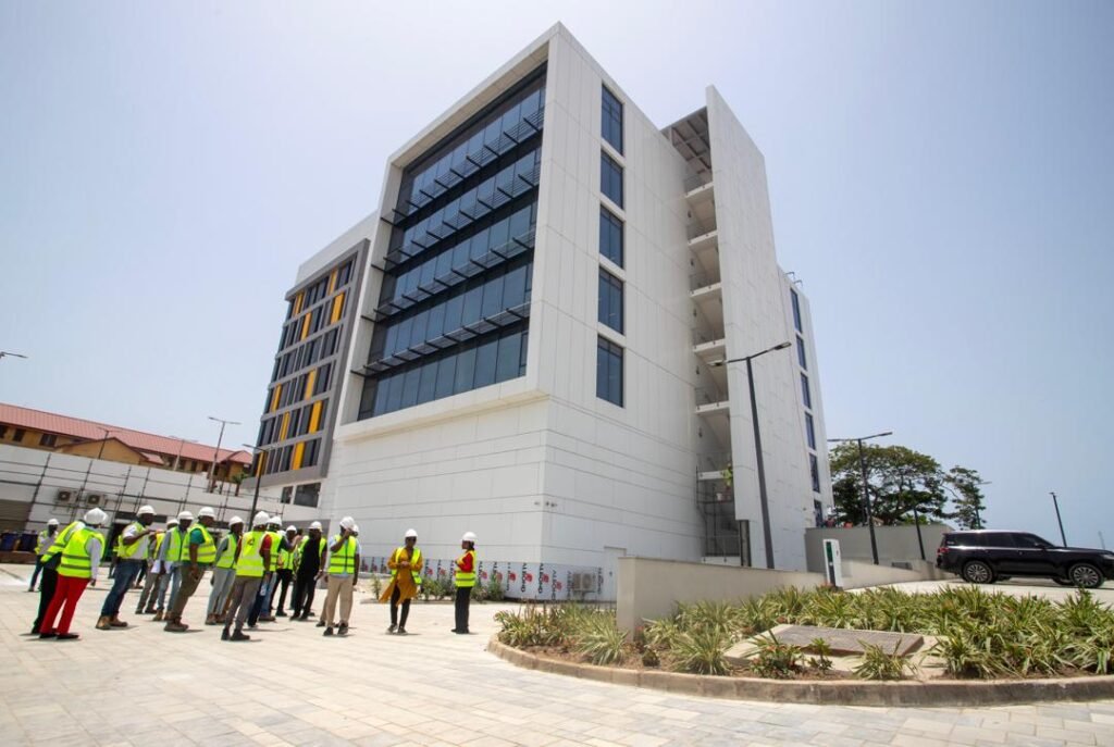 GNPC leadership inspect progress of work at new Takoradi Office