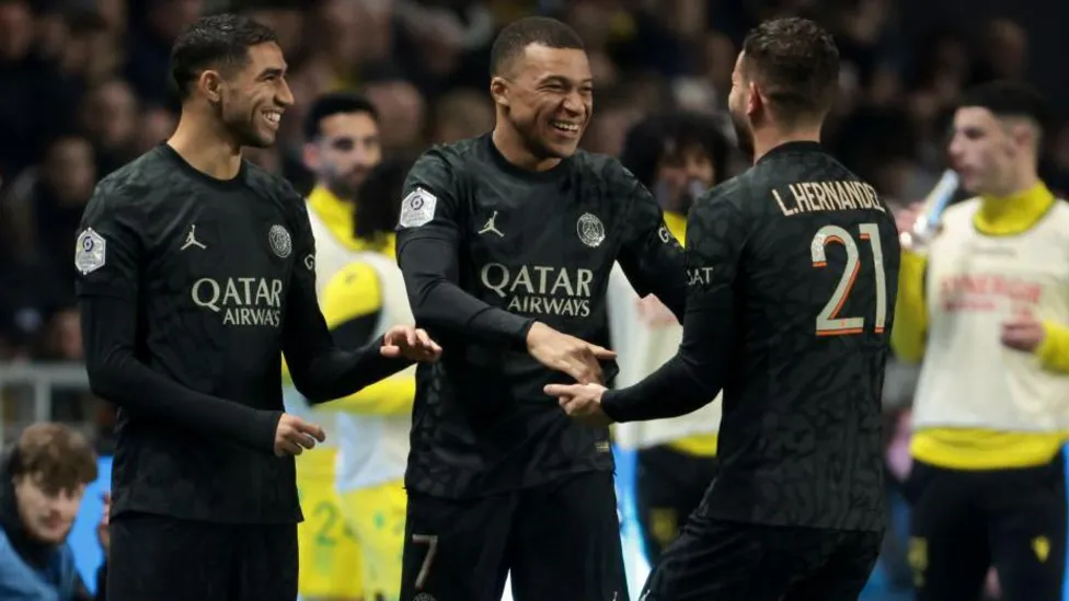 Kylian Mbappe wins 7th Ligue 1 title as PSG defend trophy