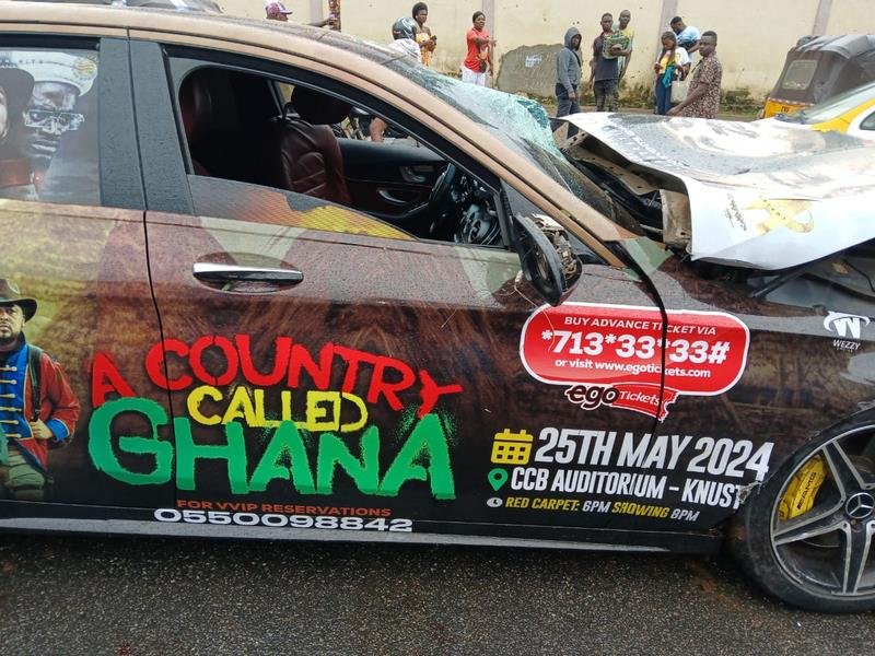 Lil Win involved in an accident [Photos]