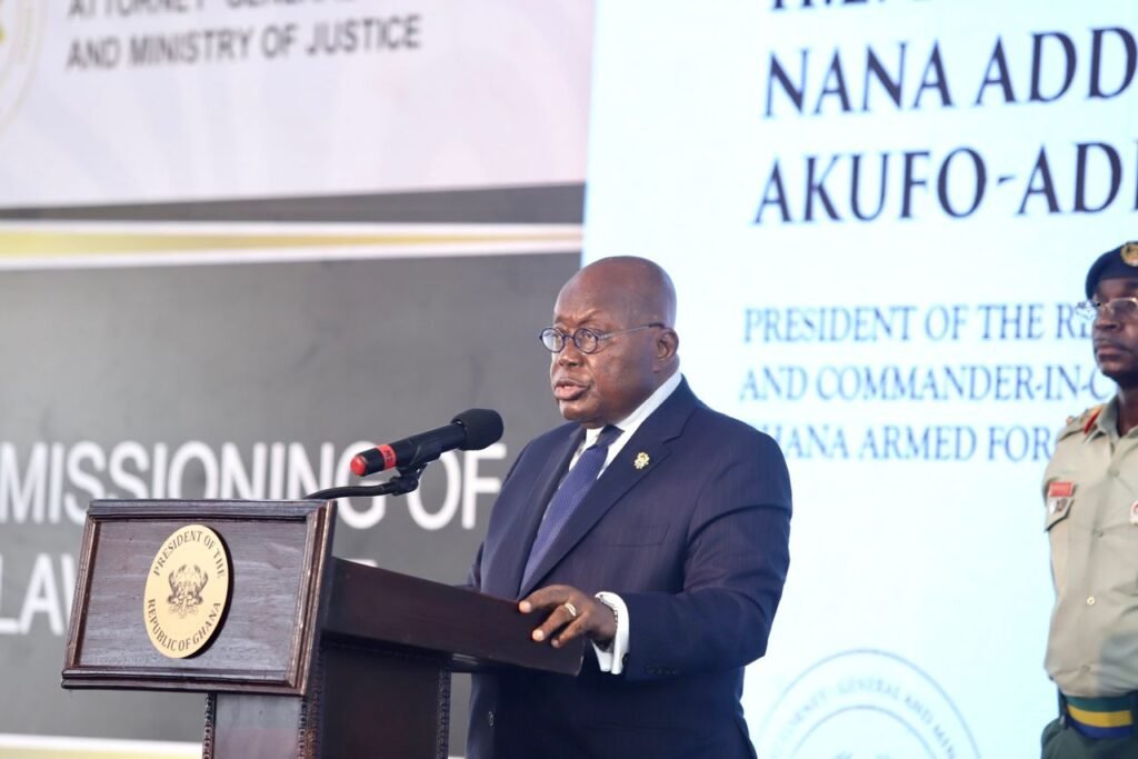 Akufo-Addo hails AG’s dedication to Justice following completion of Law House Complex