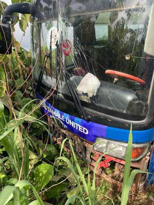 RTU involved in bus accident after disastrous loss