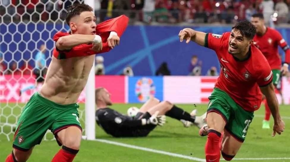 Conceicao’s late winner seals Portugal comeback against Czech Republic