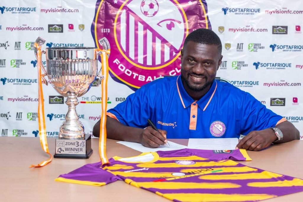 New GPL club Vision FC appoint Nana Kweku Agyemang as head coach