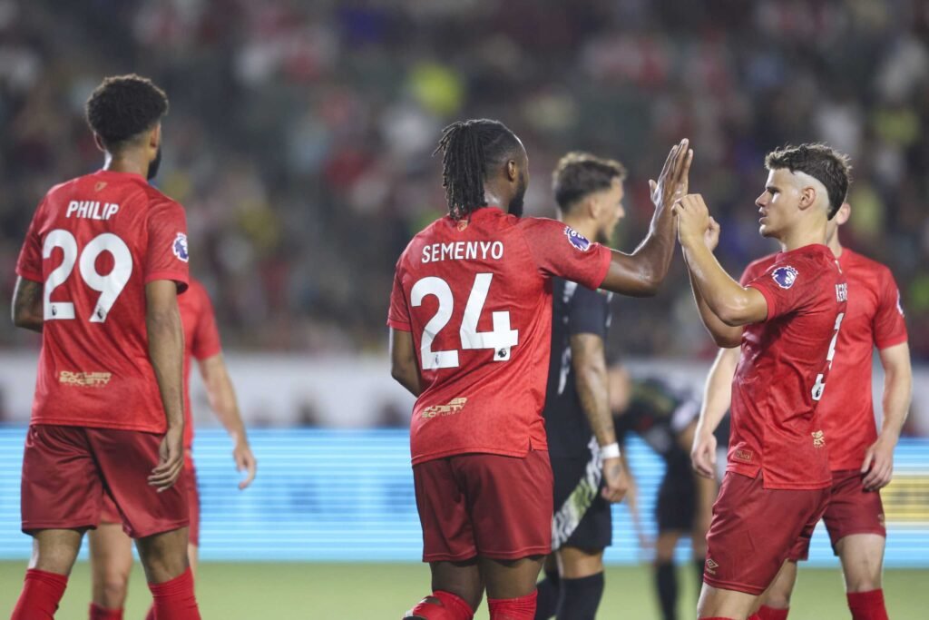 Antoine Semeyo scores against Partey’s Arsenal in Bournemouth defeat