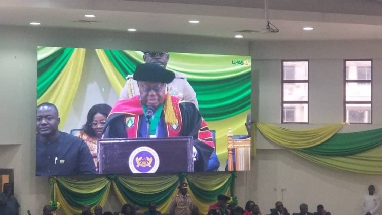 UHAS honours President Akufo-Addo with a Doctorate degress