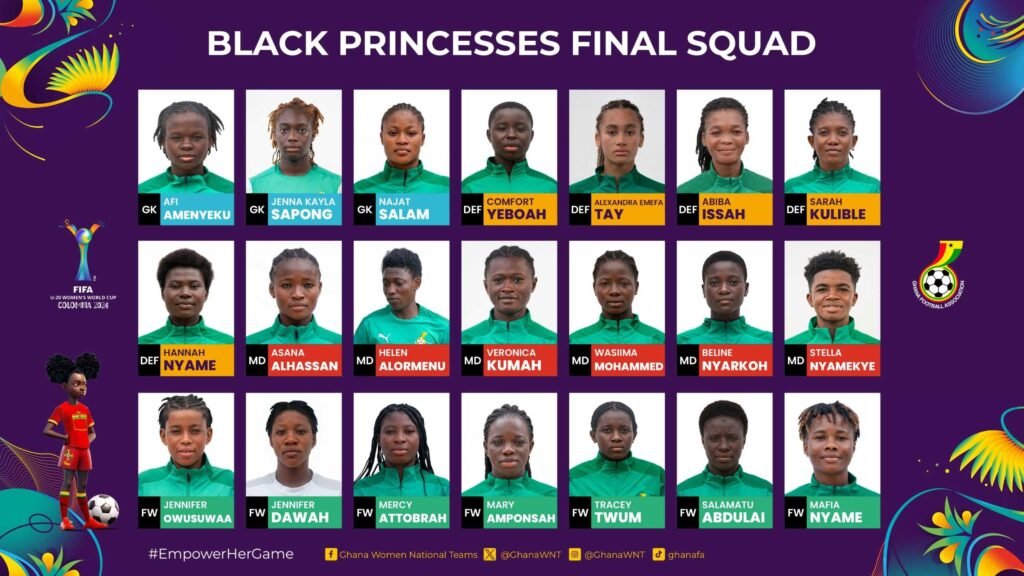 Naa Ashorkor and Cookie Tee feature in Black Princesses World Cup squad reveal video