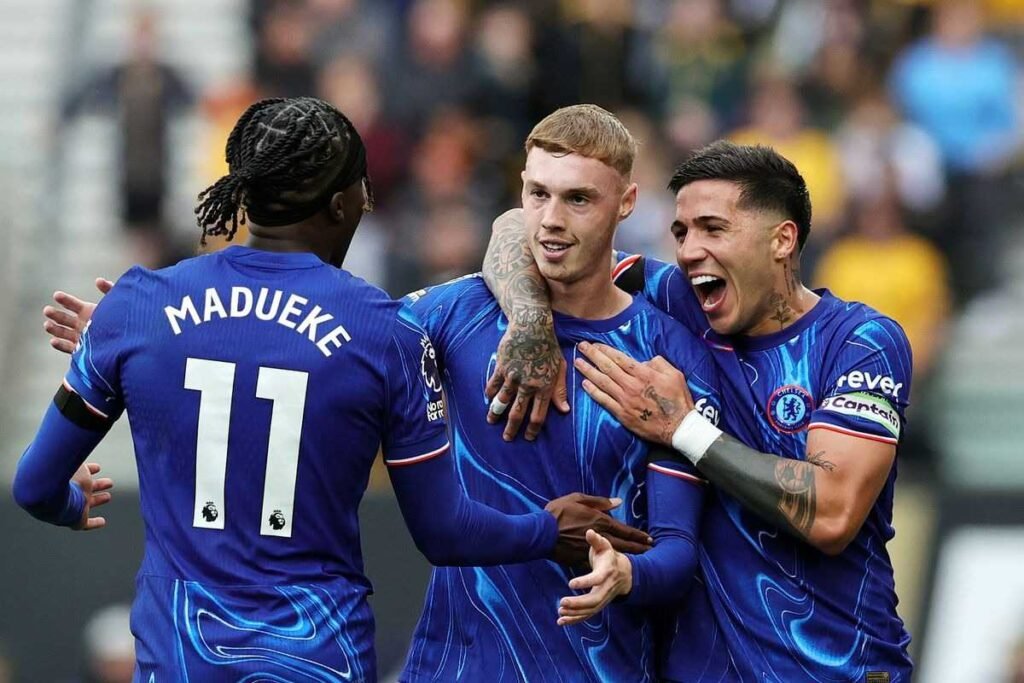 Madueke’s hat-trick powers Chelsea to 6-2 victory over Wolves