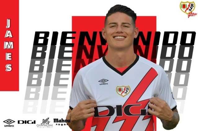 James Rodriguez joins Rayo Vallecano in Spain